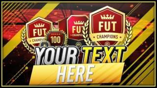 FIFA 17 Free FUT Champions Thumbnail Template Free