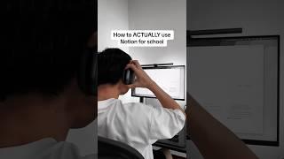 How to ACTUALLY  use Notion for school #notion #studygram #university #college