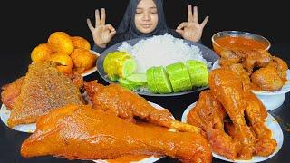 2 MUTTON LEG CURRY, SPICY CHICKEN CURRY, LIVER CURRY, EGG CURRY, FISH CURRY, ASMR EATING *BIGBITES*