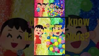  Learn Colors with Rainbow Song | Fun Rhyme for Kids   #shortfeed #educationalsongs