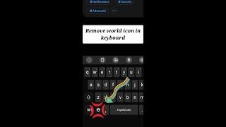 Get rid of language or world icon on Samsung Keyboard