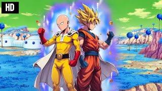 LA VEZ EN QUE SAITAMA LLEGO AL MUNDO DE DRAGON BALL Y CONOCIO A GOKU | 2023