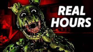 This FNAF 3 Remake Uses REAL LIFE Hours..