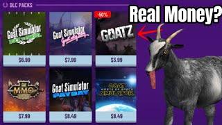 Goat Simulator Mobile DLCs Cost Money Now?!