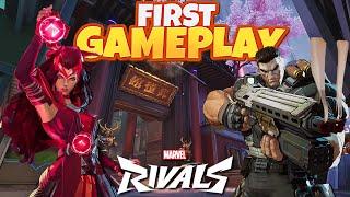 First Full Game Gameplay of Marvel RIvals