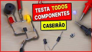 como fazer TESTADOR UNIVERSAL DE COMPONENTES com SUCATA ! ATÉ MESMO INICIANTE CONSEGUE  ( UTsource )