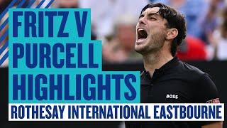 Third Title for Fritz  | Highlights - Fritz v Purcell | Rothesay International Eastbourne