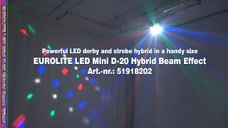 EUROLITE LED Mini D-20 Hybrid Beam Effect