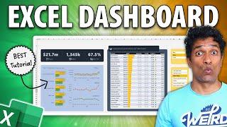 How to make an Excel Dashboard in 5 Easy Steps (Interactive + Free File)