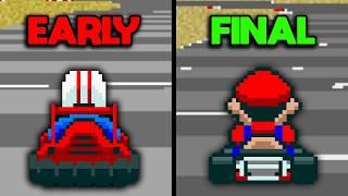 Super Mario Kart Early Prototype Builds | LOST BITS [TetraBitGaming]