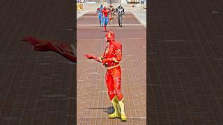 The Flash save Spiderman From Avengers, The Flash vs Fake Avengers #shorts #flash