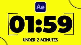 Countdown Timer Tutorial in After Effects | FULL GUIDE