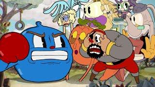 Goopy Le Grande Destroys All Cuphead Bosses With Only One Deadly Hit !! ( Animation & Gameplay )