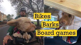Cycling to BEST Dog-friendly Board Game Cafe in London | Bad Moon Cafe