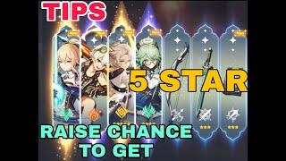 SECRET TIP HOW TO RAISE YOUR CHANCE TO GET 5 STAR CHARACTER - Genshin Impact