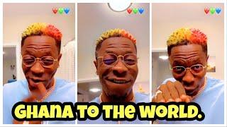 Wow! Shatta Wale’s new haircut shows he is representing Ghana. Gh to the world(Ghana entertainment)