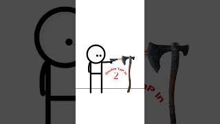 If A Bullet Hits a Axe  ( Animation Meme )