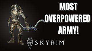 Creating The MOST OVERPOWERED Draugr Army in Skyrim History