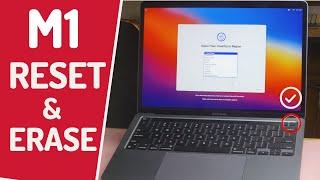 Factory Reset M1 Macbook Pro/Air - Erase All 