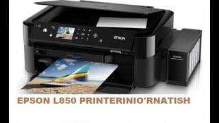 EPSON L850 PRINTERI QANDAY QILIB O'RNATISH