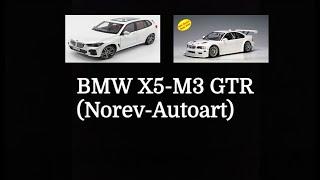 BMW X5(G05)- M3(E46) GTR - Norev-Autoart