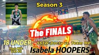 The FINALS | SSJW-Doctv vs. Team MP (Tuguegarao) | 18 Under | Isabela HOOPERS BACK TO BACK CHAMPS