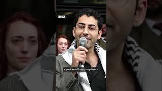 "No les tengo miedo": el mensaje a Trump del estudiante palestino liberado #shorts