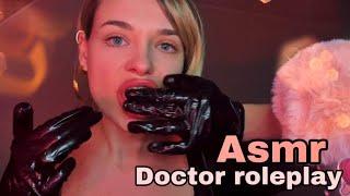 ASMR - Doing DNA test of your tingles | Spit painting in latex gloves