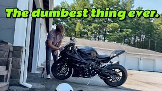 My angriest ride ever. (motorcycle dealer let someone test my bike)