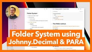 How to organize your notes & folders using Johnny.Decimal and PARA