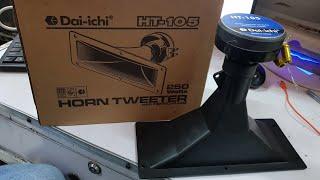 Daiichi Ht105 Horn Tweeter | Testing Using 2.2UF vs 6.8UF Capacitor