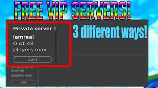 3 Ways to Get FREE VIP Servers (Roblox)