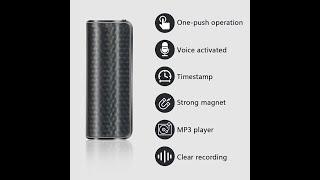 QZTELECTRONIC Magnetic Portable 16GB Voice Activated Recorder