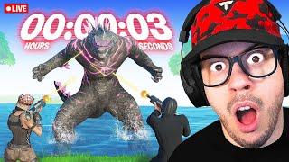 LIVE! - NEW GODZILLA BOSS UPDATE COUNTDOWN in FORTNITE!