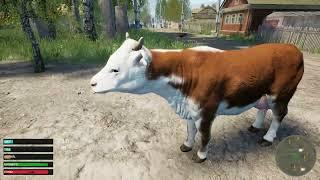 ПРИЕЗД В ДЕРЕВНЮ | ВЫЖИВАНИЕ В СИМУЛЯТОРЕ РУССКОЙ ДЕРЕВНИ | RUSSIAN VILLAGE SIMULATOR