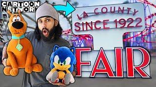 Going THE LA COUNTY FAIR TO HUNT AND WIN CARTOON NETWORK PRIZE PLUSHIES!! *RIDES, FOOD AND MORE*