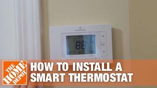 How to Install a Smart Home Wi-Fi Thermostat | The Home Depot