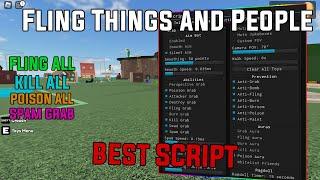 Roblox BEST Fling Things and People SCRIPT/HACK [ FLING ALL , KILL ALL , POISON GRAB , FLING AURA..]