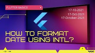 Date Format in Flutter using intl.