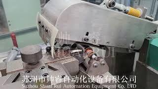 Rotor core commutator rough turning machine