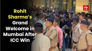 ICC Champions Trophy: Rohit Sharma Receives Grand Welcome In Mumbai After India’s Title Win