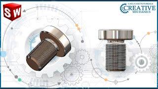 Solidworks tutorial. Metric thread in Solidworks.