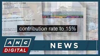 SSS 15% contribution rate hike now effective | ANC