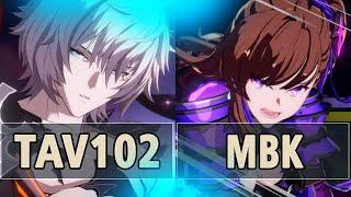 GBVSR:Tav102 (Lucilius) Vs MBK (Beatrix)| High Level Gameplay.