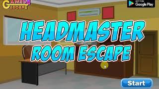 Headmaster Room Escape Walkthrough [Games4Escape]