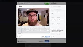 how to generate *.srt closed caption files for adding to facebook videos