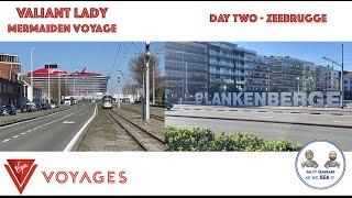 Have you ever been to Blankenberge? Day 2 Vlog onboard Virgin Voyages Valiant Lady Mermaiden