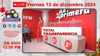 Lotería la Primera en vivo │Viernes 13 de Diciembre 2024- 12:00 PM #envivo