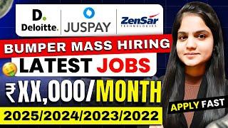 Bumper Mass Hiring | Off-Campus Drive | Batch: 2025/ 2024/ 23/ 22 | Apply now