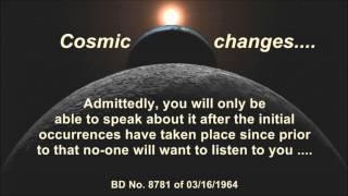 Cosmic changes - Catastrophe - Prediction